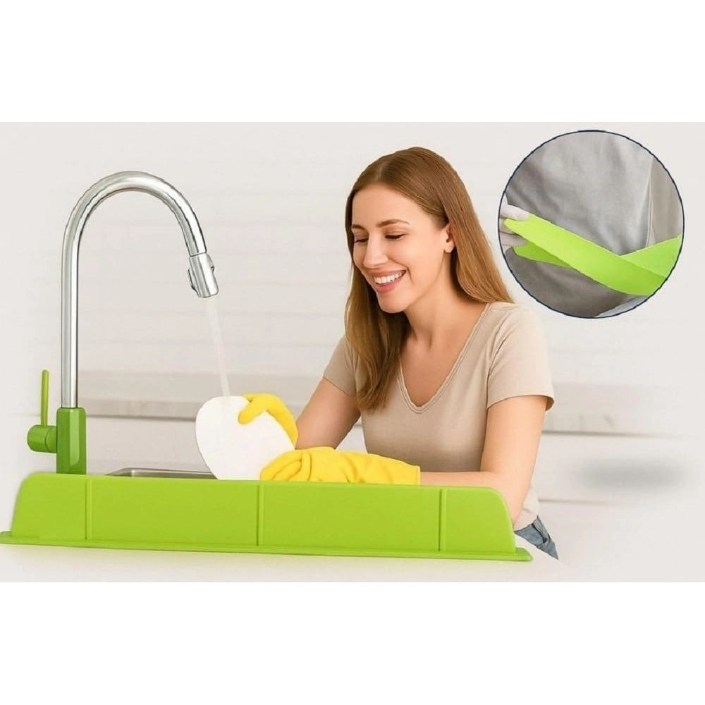 Silicone Sink Splash Guard for Kitchen - Multicolor