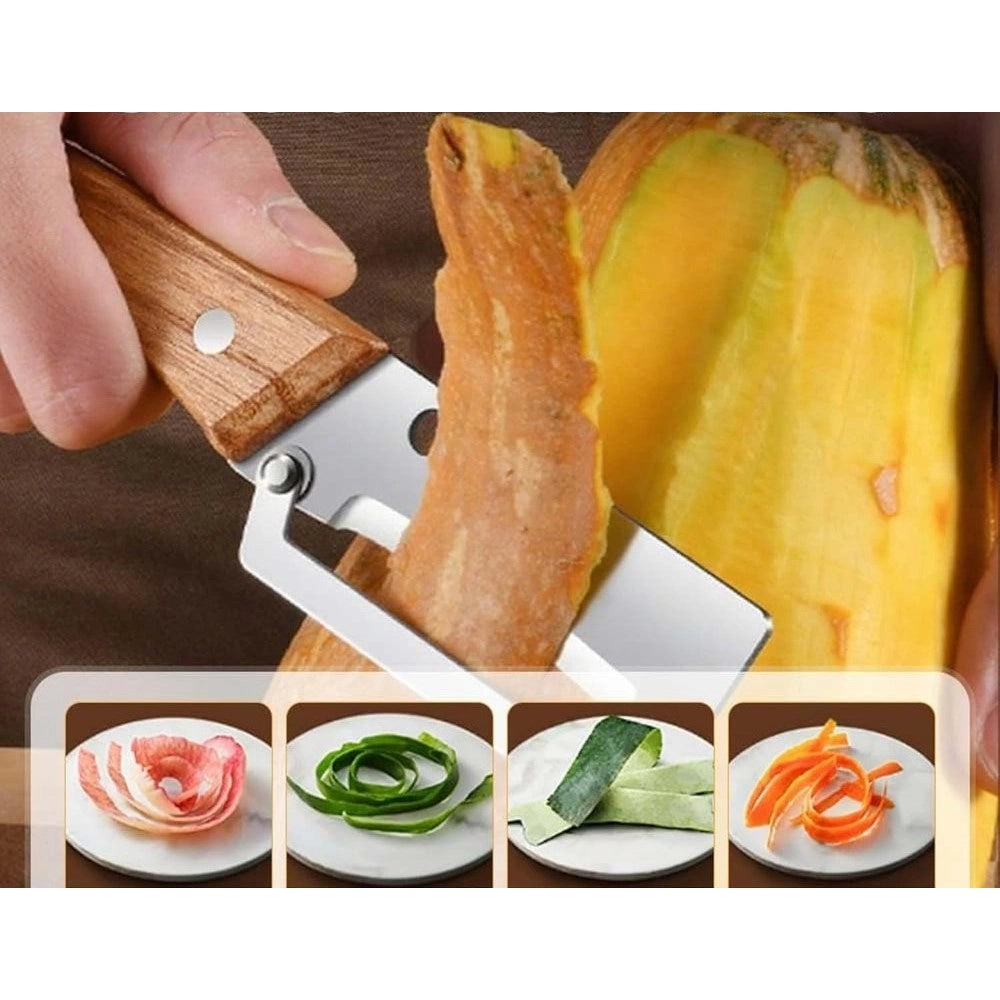 Multi Functional Vegetable Peeler - Pack of 2, Multicolor