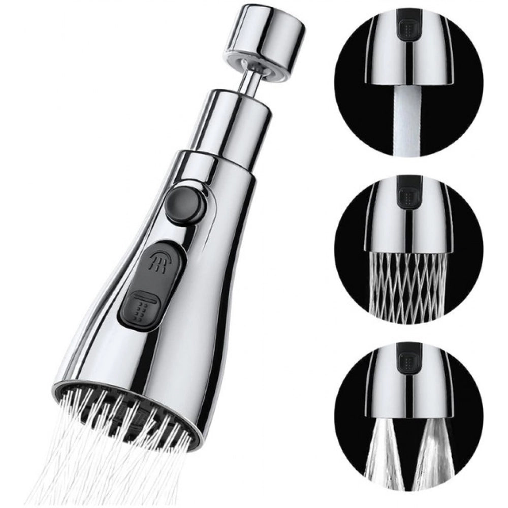 360 Degree Movable Faucet - Silver