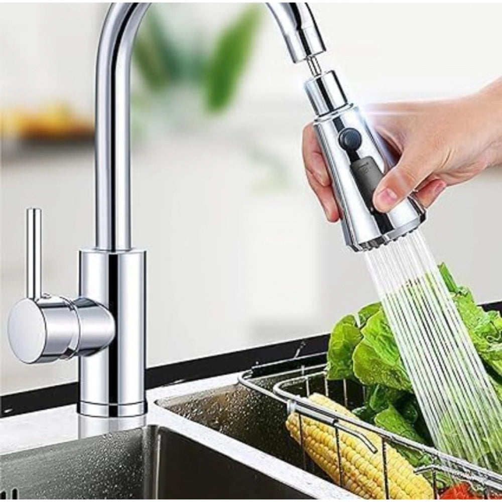 360 Degree Movable Faucet - Silver