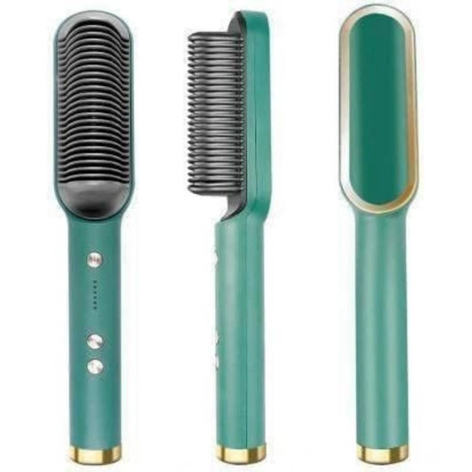 Hair Straightener Comb - Green