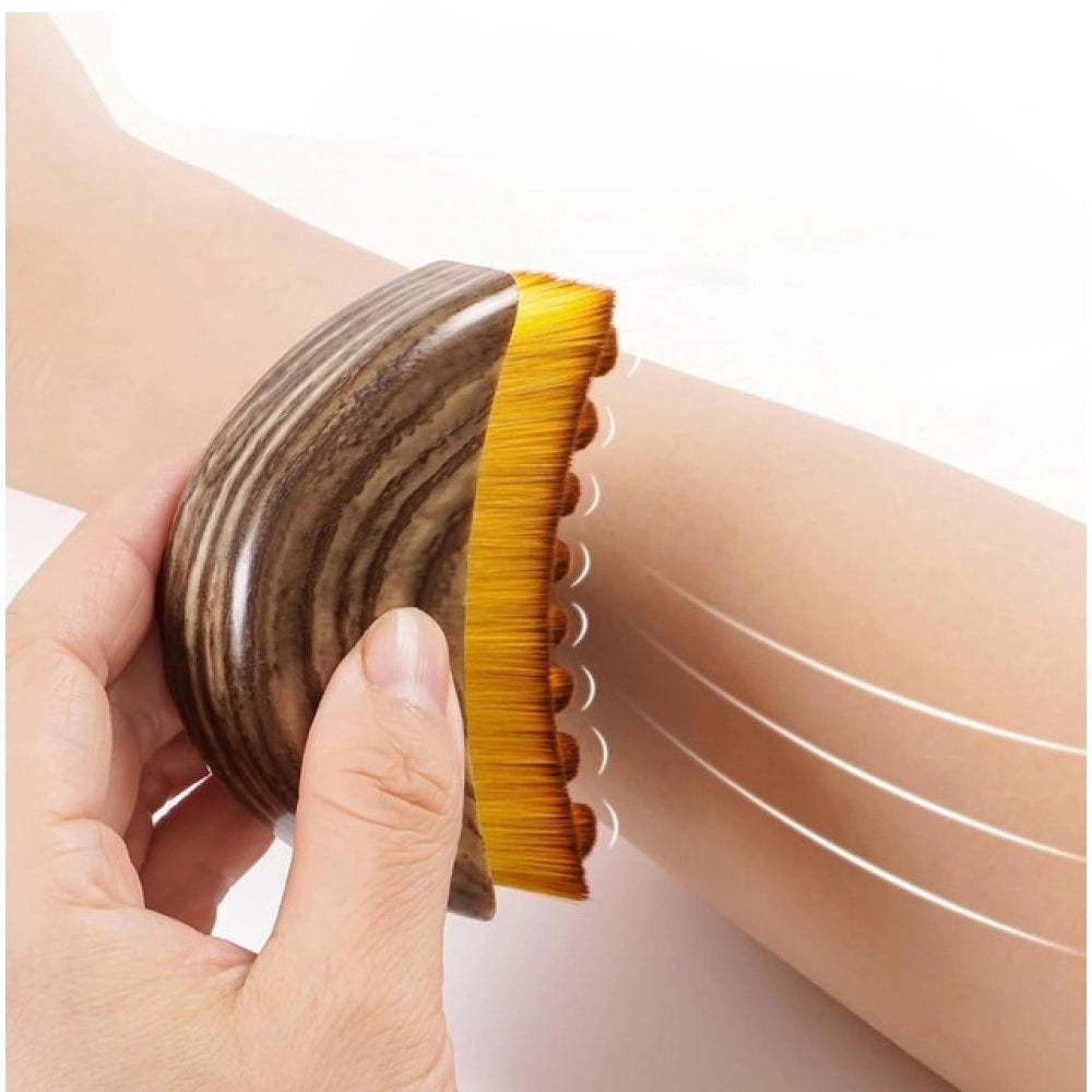 Lymphatic Contour Face Brush - Pack of 2, Brown