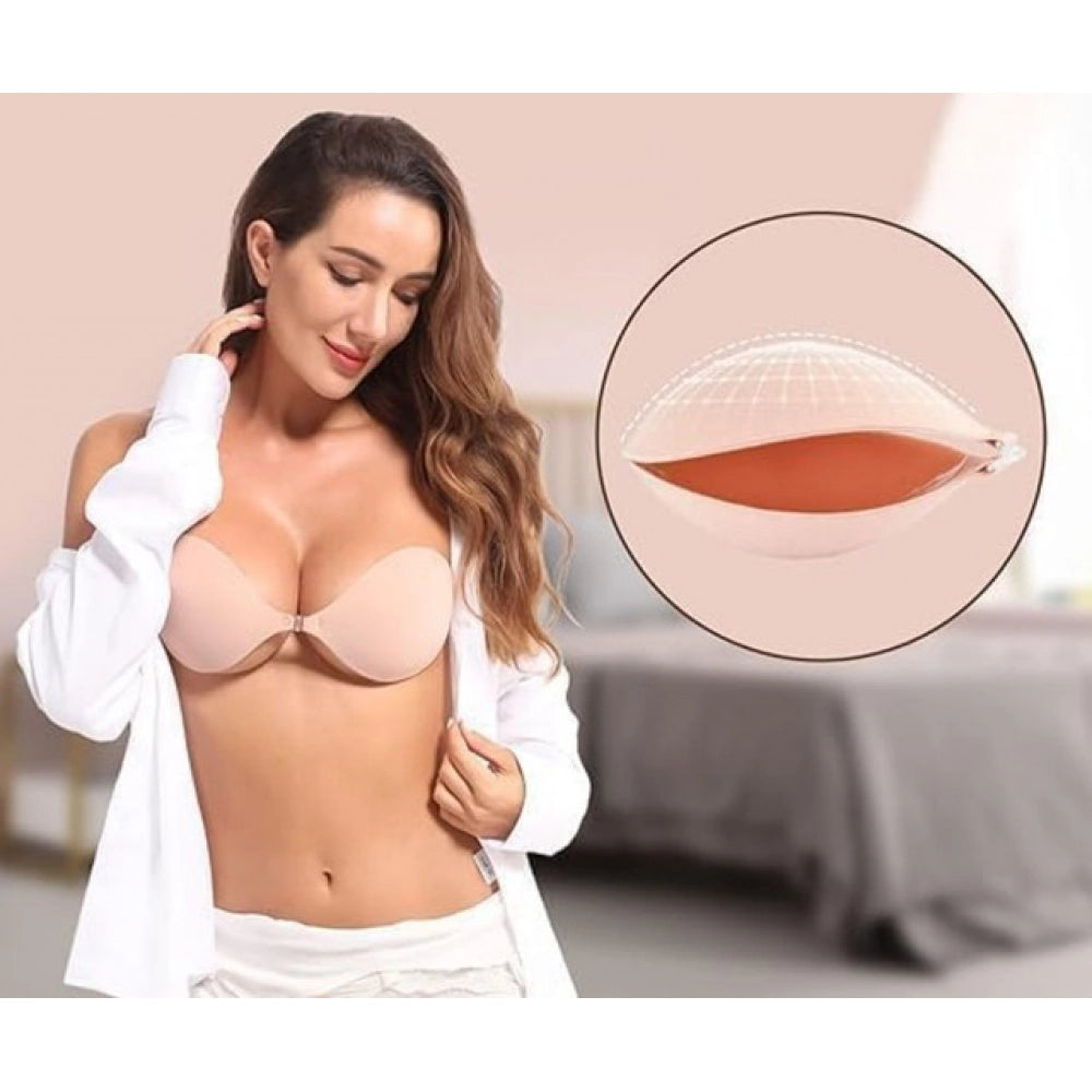Bra Pads (Beige - Black) - Pack of 2
