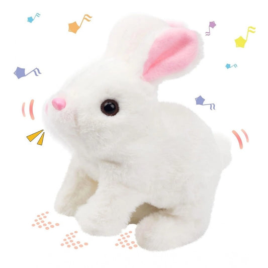 Walking And Talking Rabbit - White