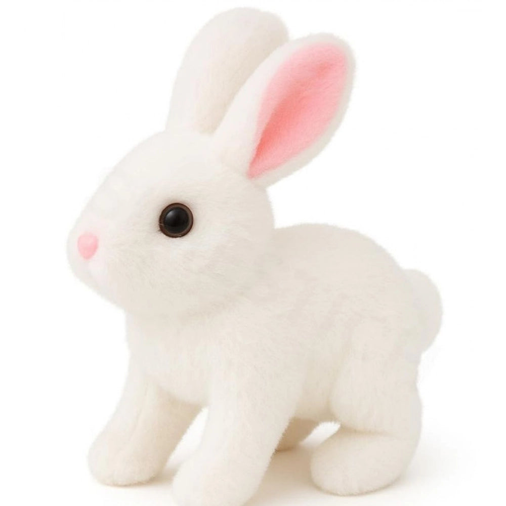 Walking And Talking Rabbit - White