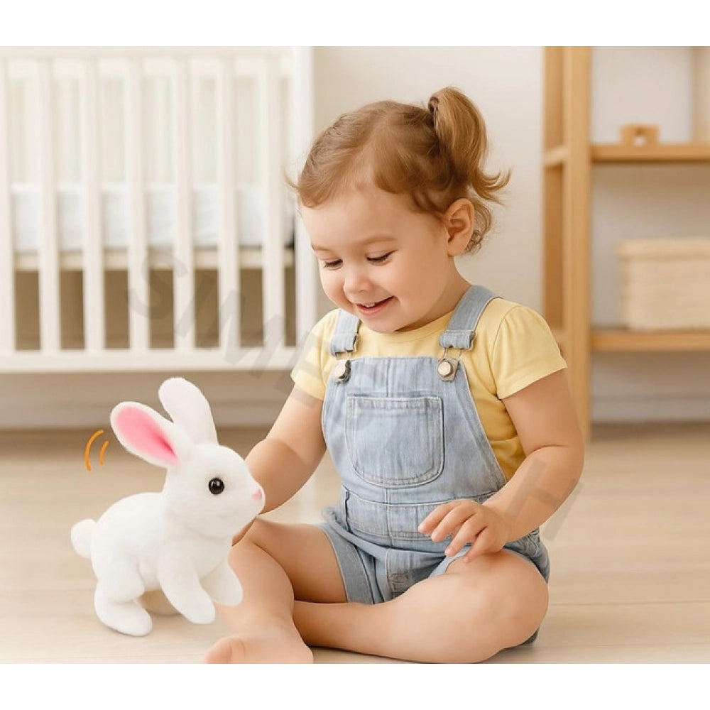 Walking And Talking Rabbit - White