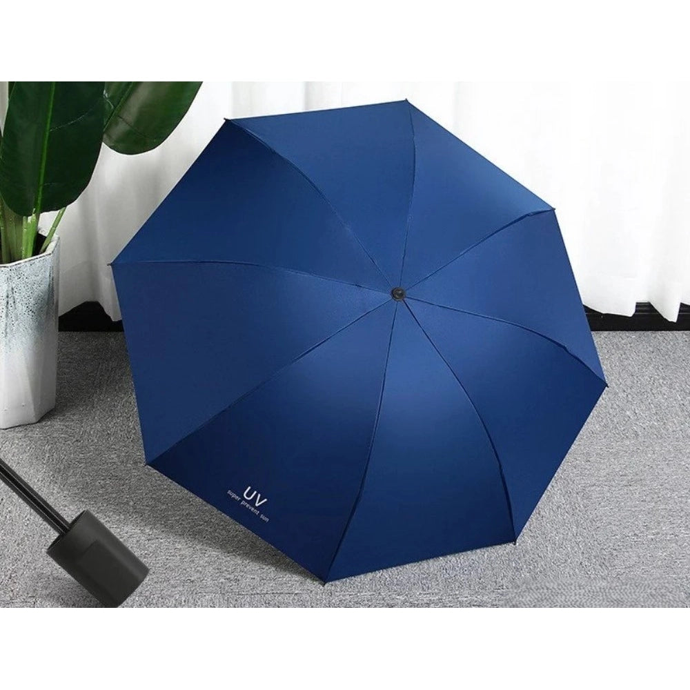 Auto Open Close UV Umbrella - Pack of 2, Blue