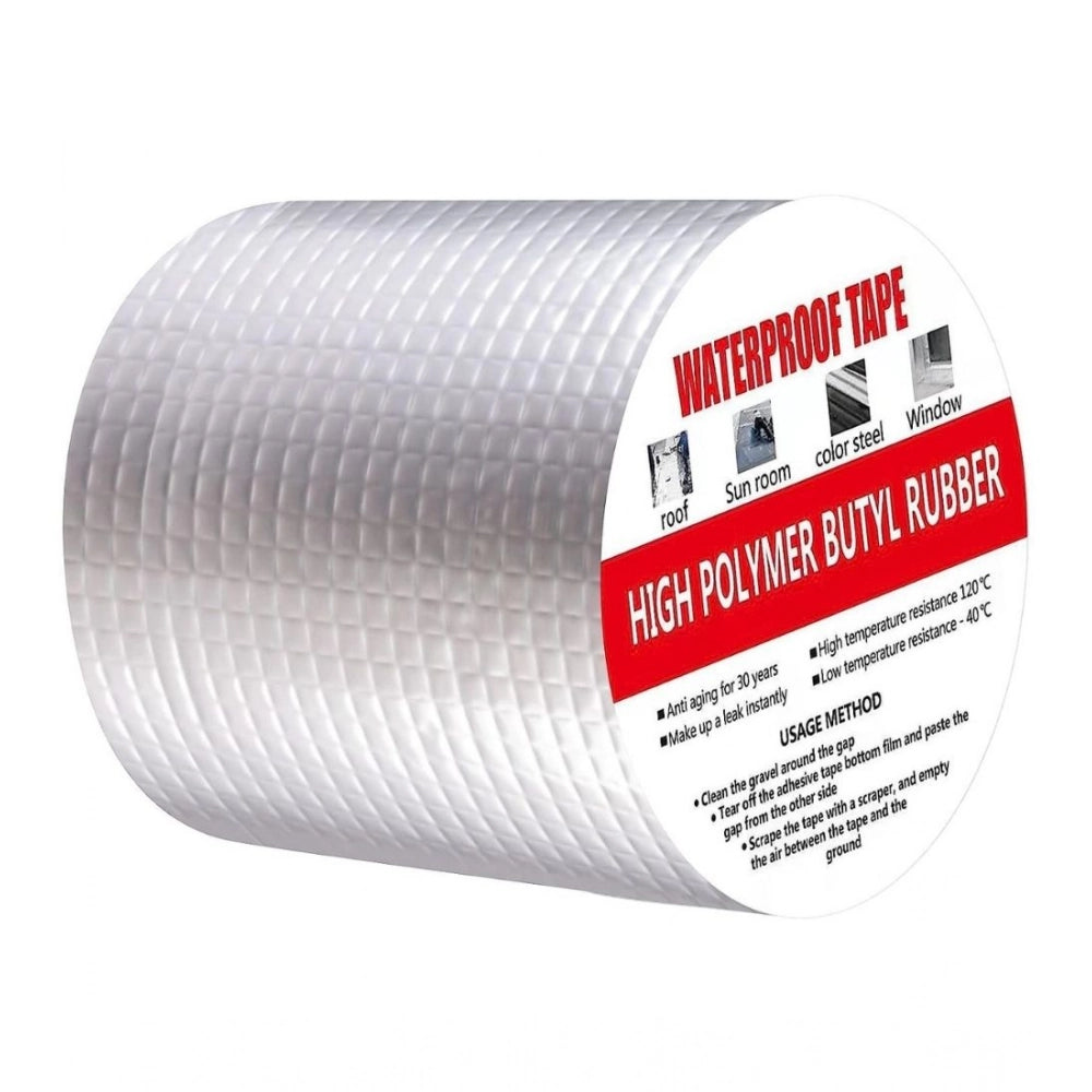 Aluminium Waterproof Foil Tape 4 Inch - Pack of 2, Silver
