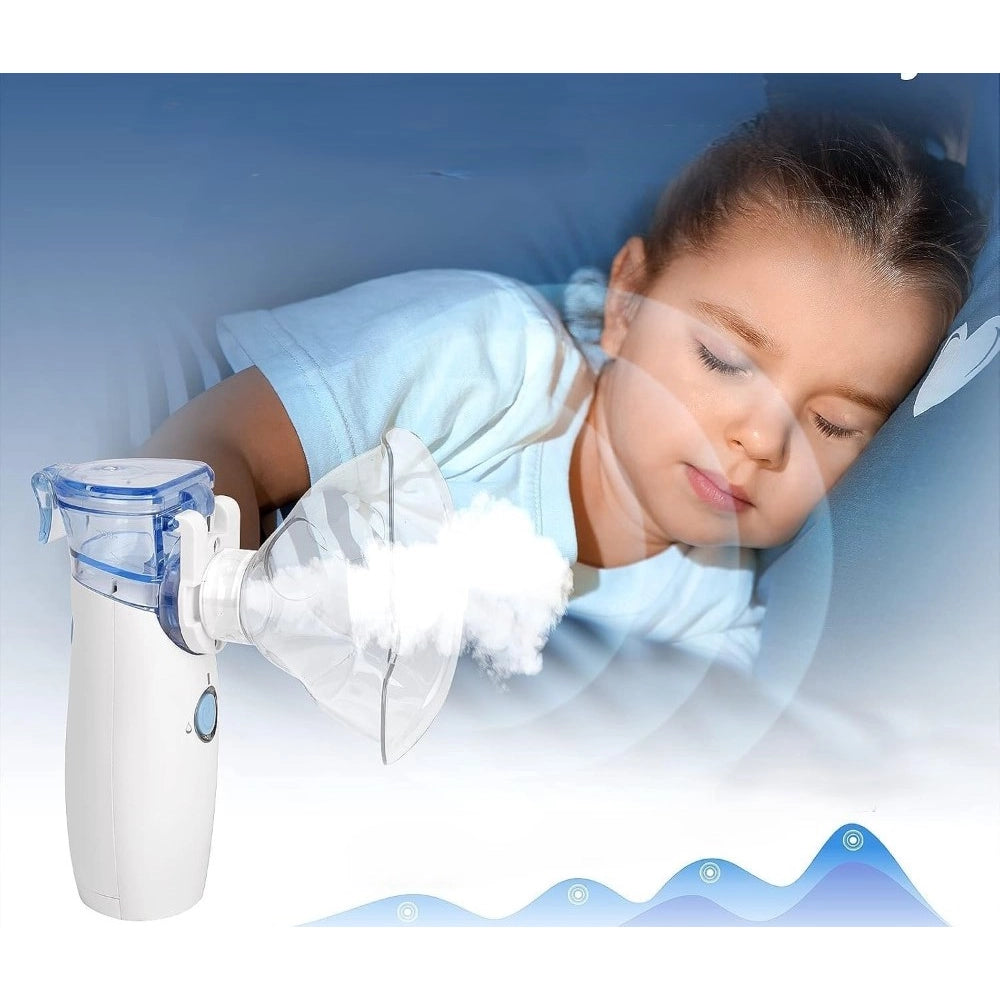 Mini Portable Mesh Nebulizer - Pack of 2, Multicolor