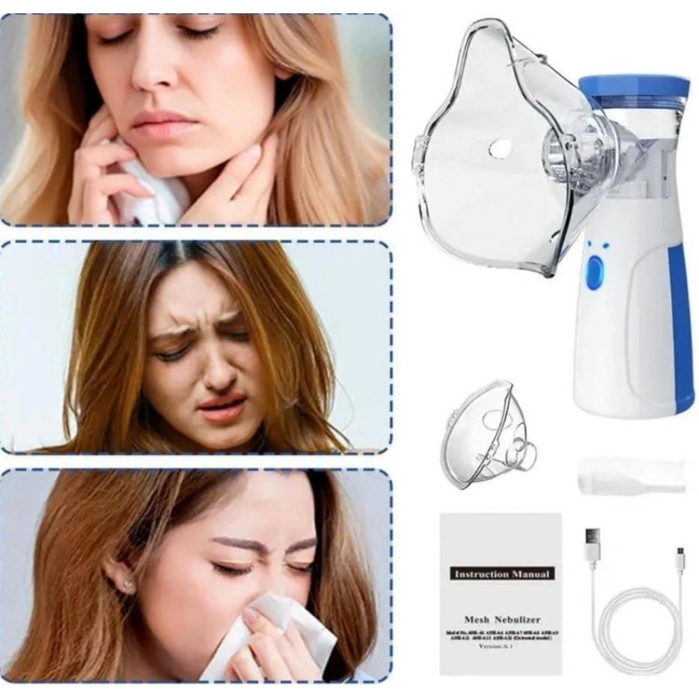 Mini Portable Mesh Nebulizer - Pack of 2, Multicolor
