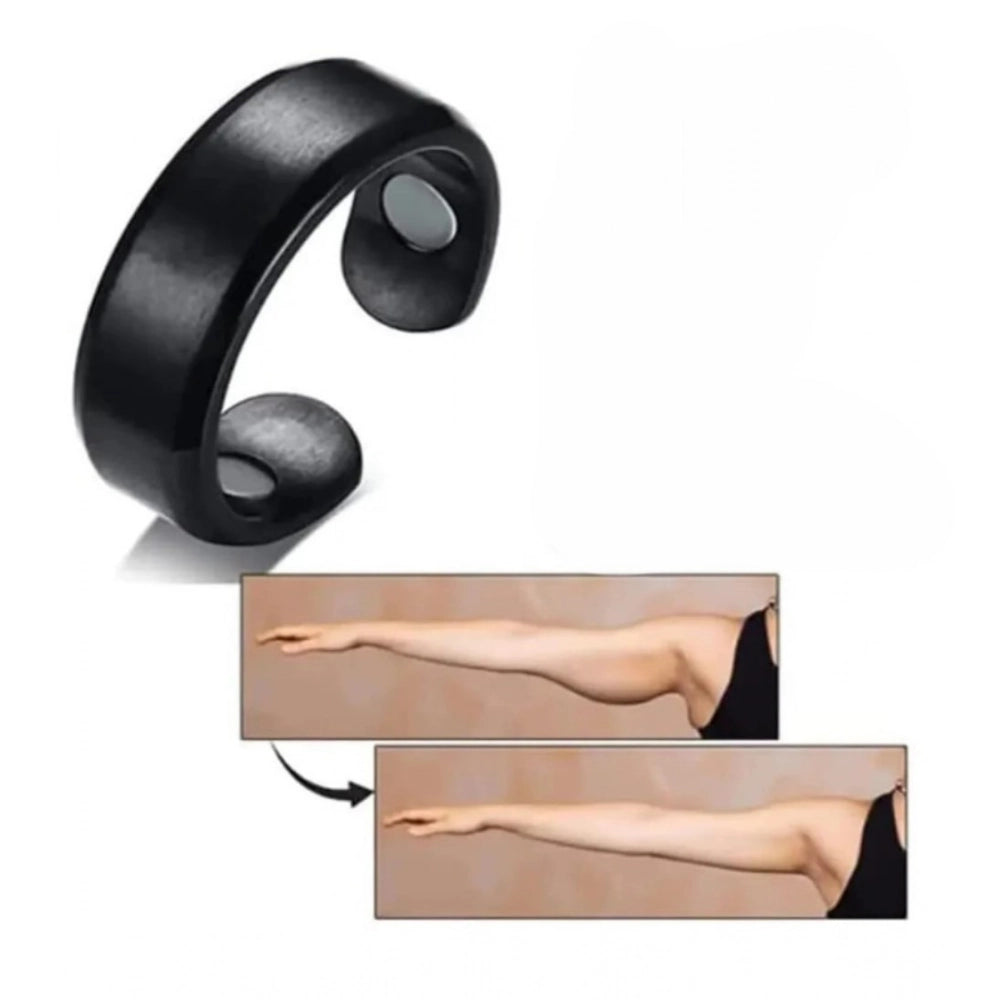 Beauty Therapy Blood Sugar Control Ring - Pack of 3, Black