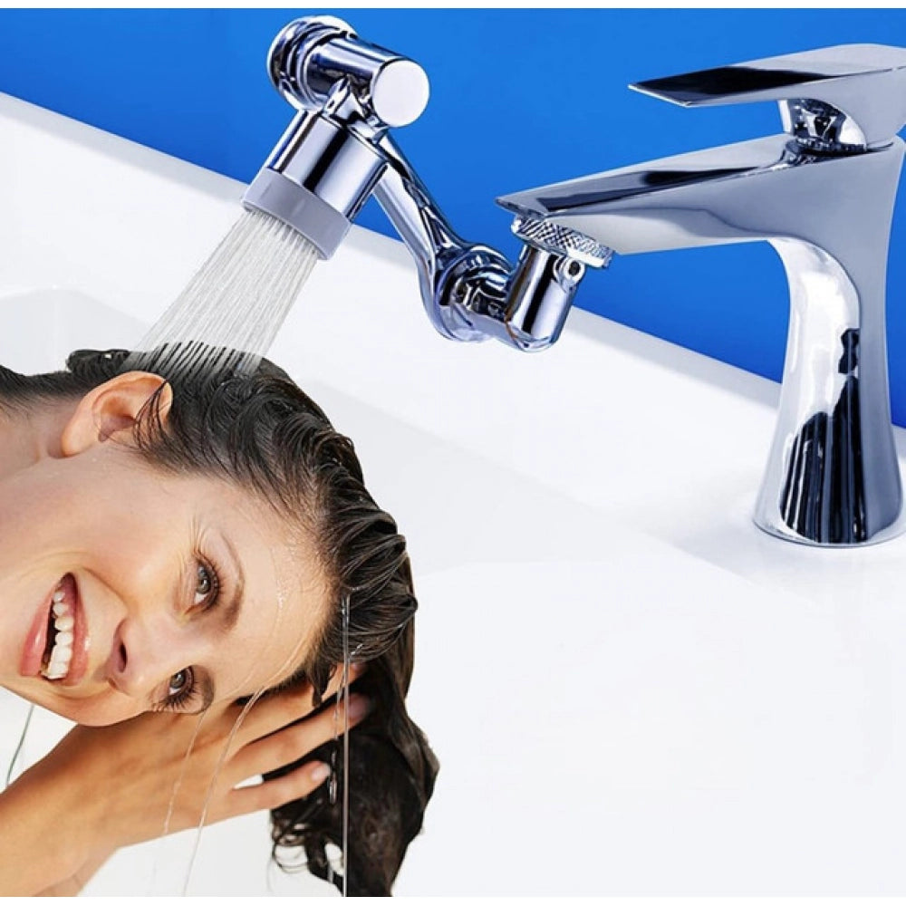 1080 Degree Rotate Faucet - Pack of 2, Silver