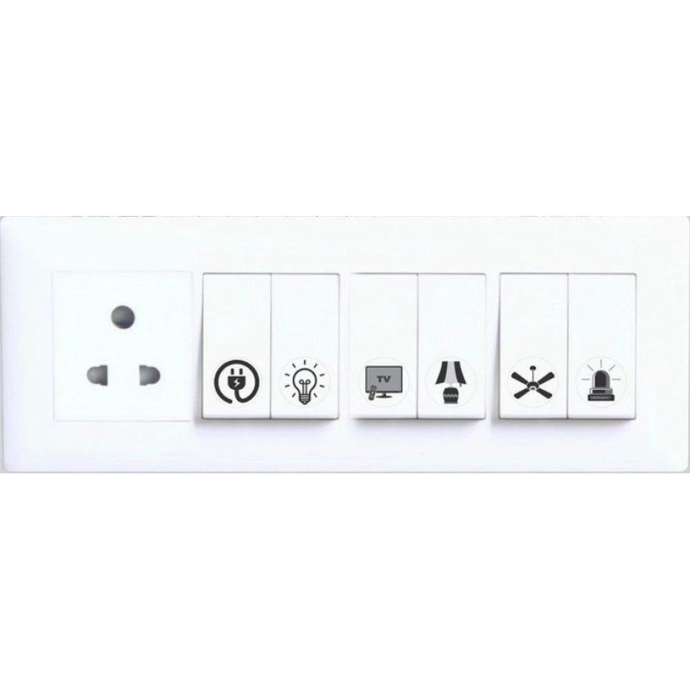 Switch Board Sticker - Pack of 3, Black