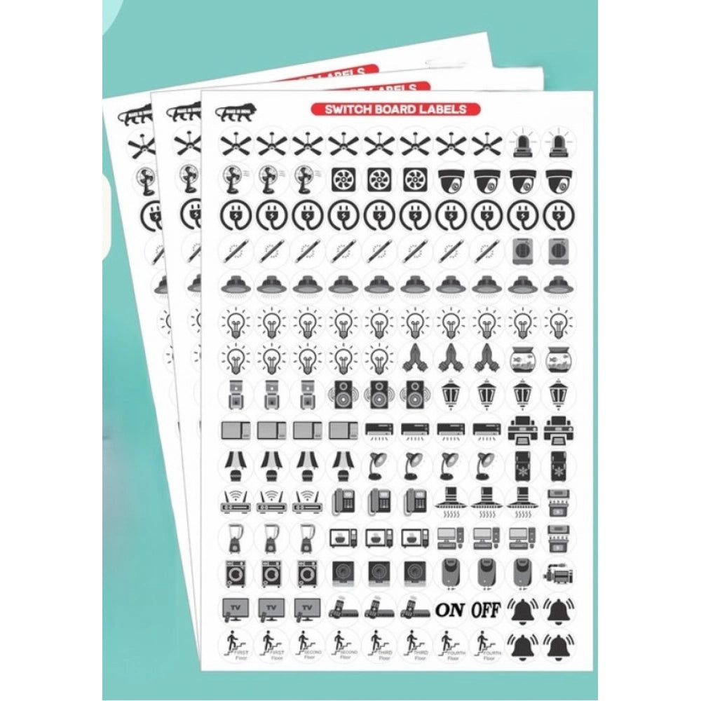 Switch Board Sticker - Pack of 3, Black