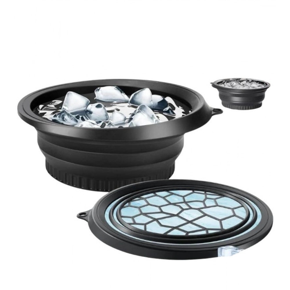 Silicon Ice Face Bowl - Black
