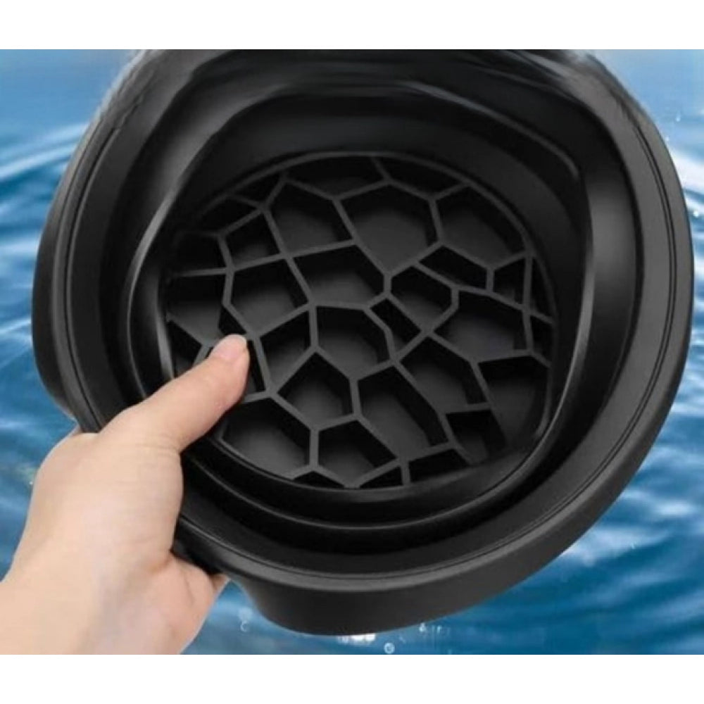 Silicon Ice Face Bowl - Black