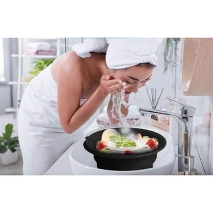 Silicon Ice Face Bowl (Black)