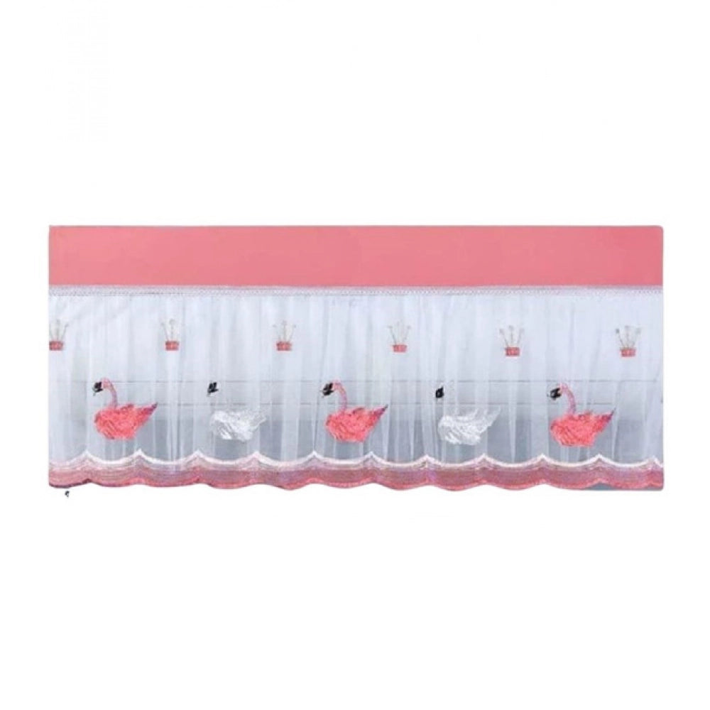AC Cover 1 And 1.5 Ton (Pink - White) - Pack of 2