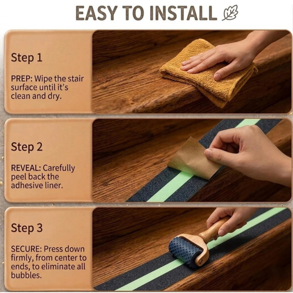 Anti Slip Glow Tape - Black