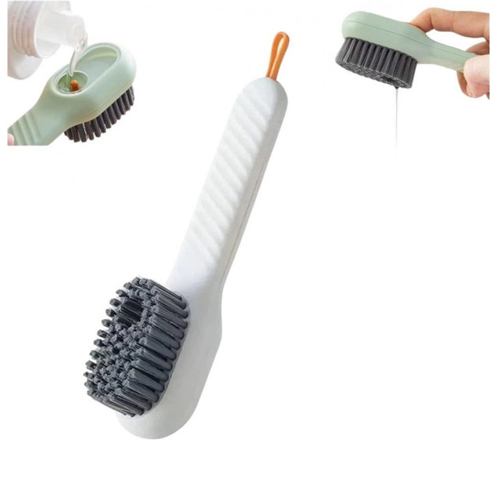 Soap Dispensing Cleaning Brush - Pack of 3, Multicolor