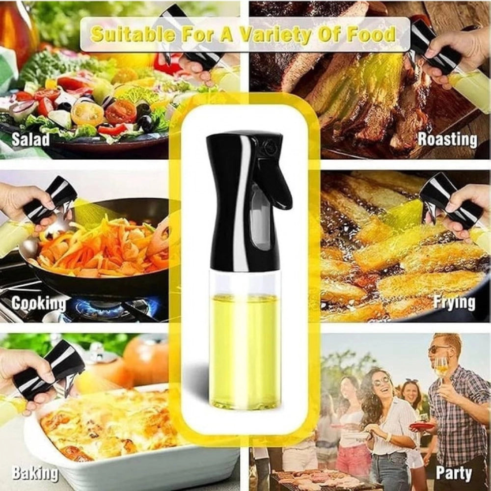 Oil Sprayer for Cooking - Pack of 2, Black