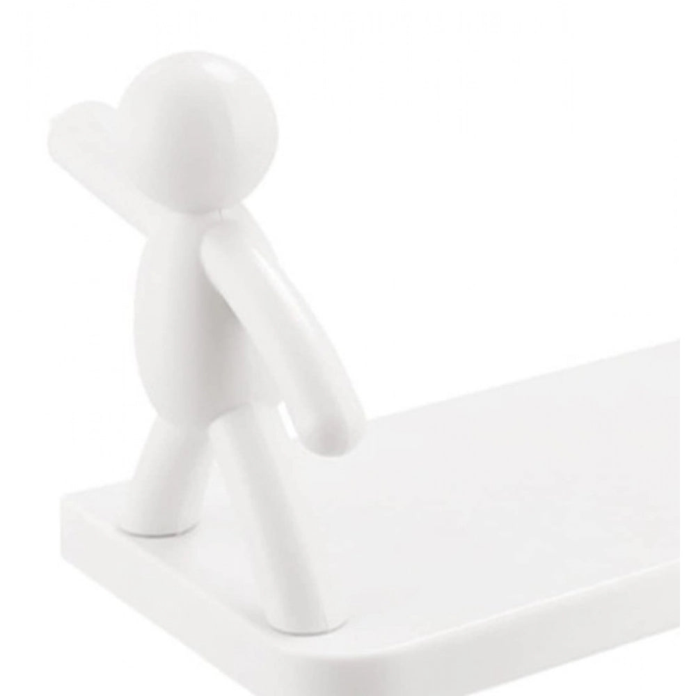 Self Adhesive Multipurpose Stand Holder - Pack of 2, White
