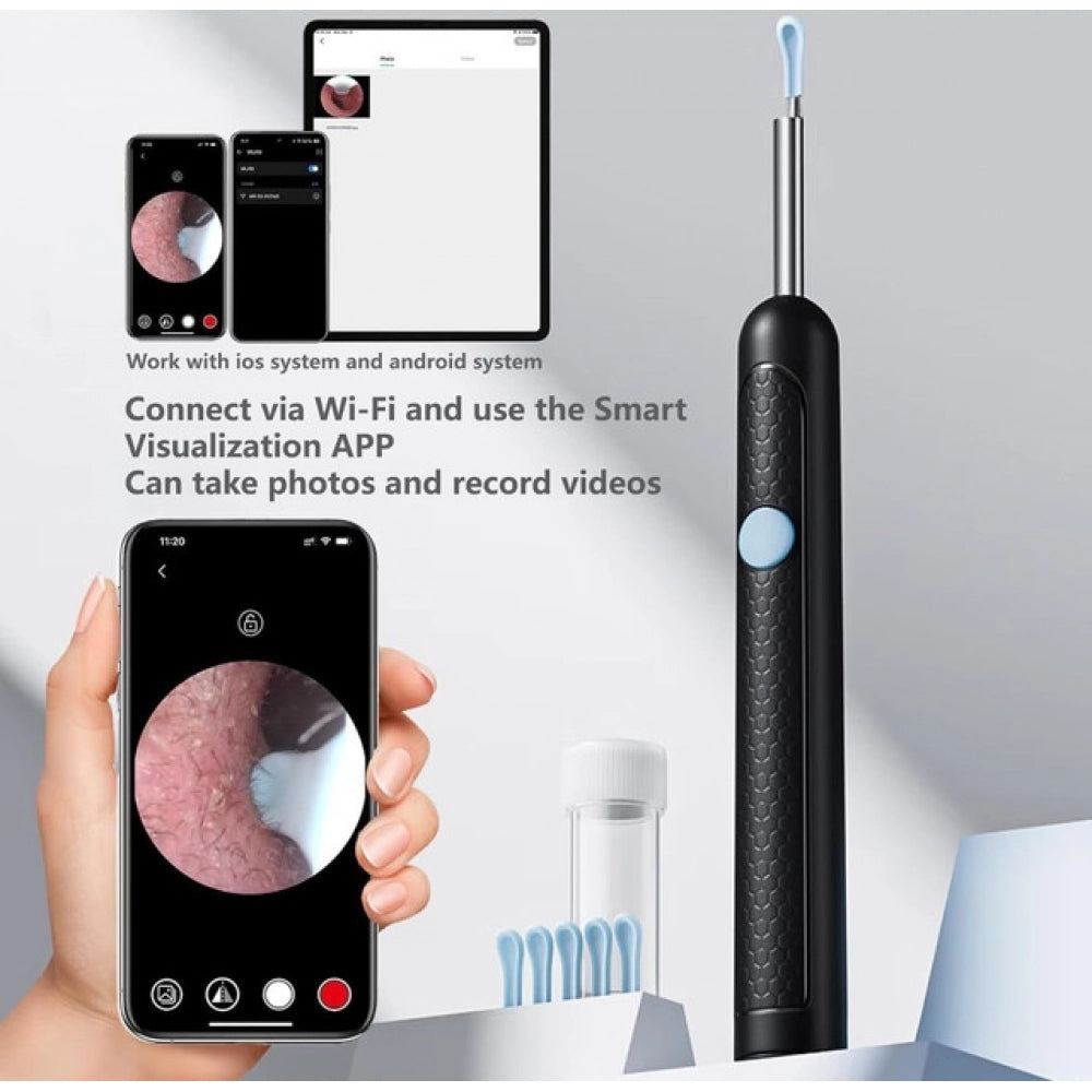 Earwax Cleaner With Camera - Multicolor