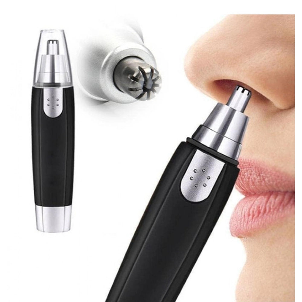 Nose &amp; Ear Hair Trimmer - Pack of 2, Black
