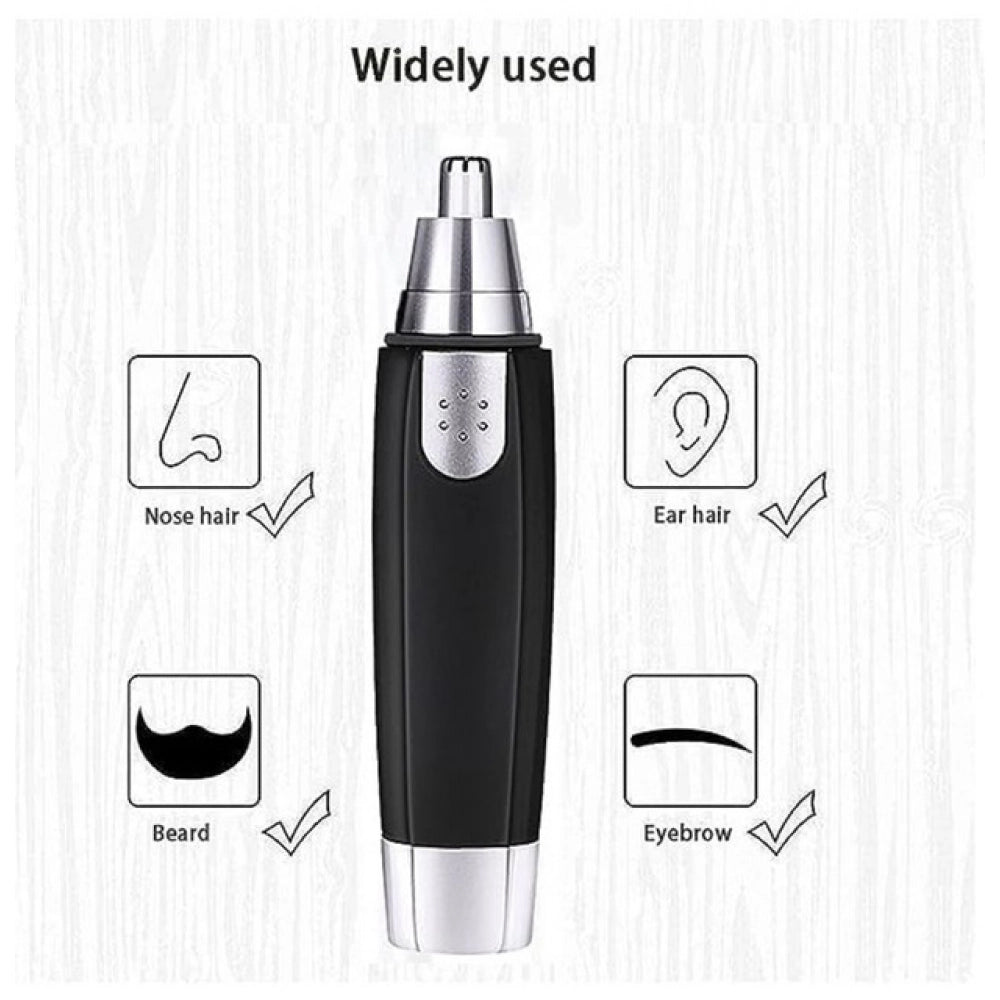 Nose &amp; Ear Hair Trimmer - Pack of 2, Black