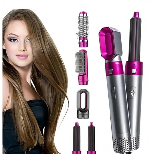 5 in 1 Multifunctional Hair Dryer - Pink