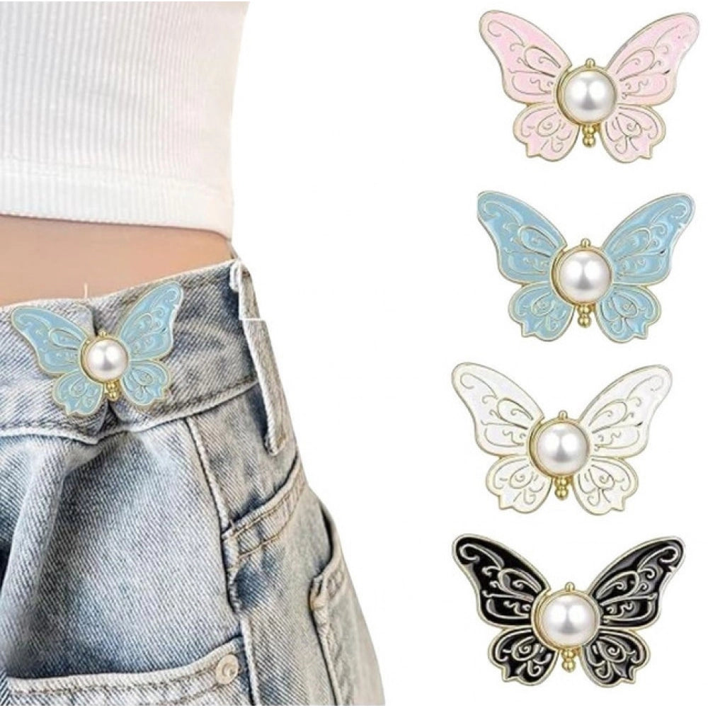 Jeans Clip Butterfly - Pack of 3, Multicolor