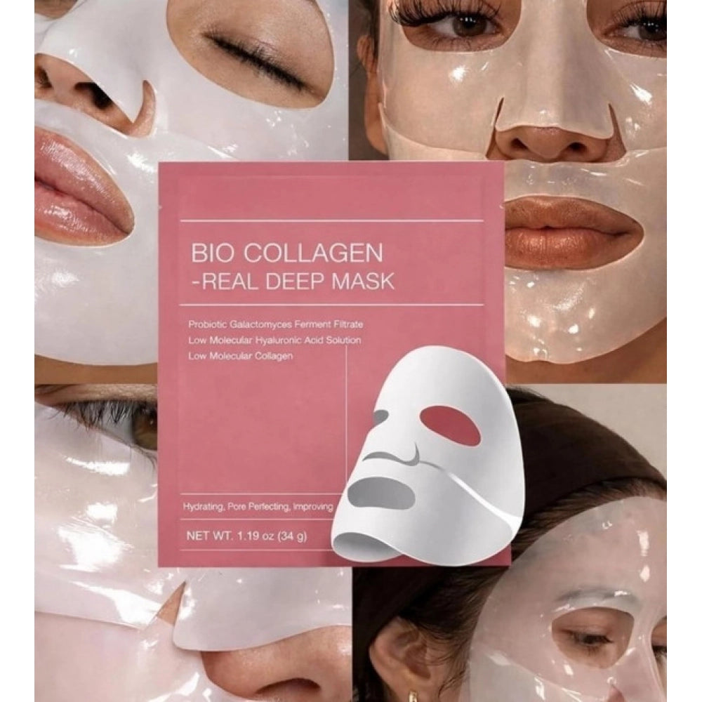Bio - Collagen Face Mask - Pack of 2, Multicolor