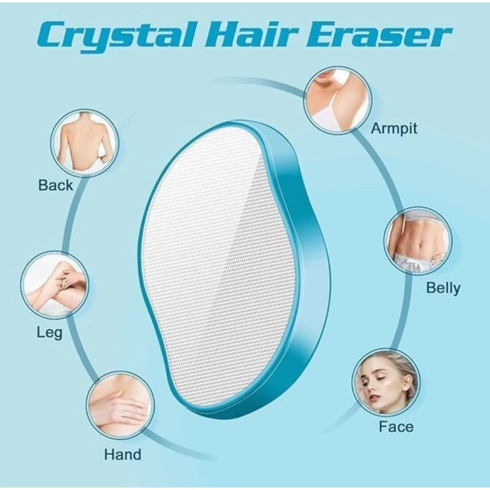 Crystal Painless Hair Eraser - Pack of 3, Blue
