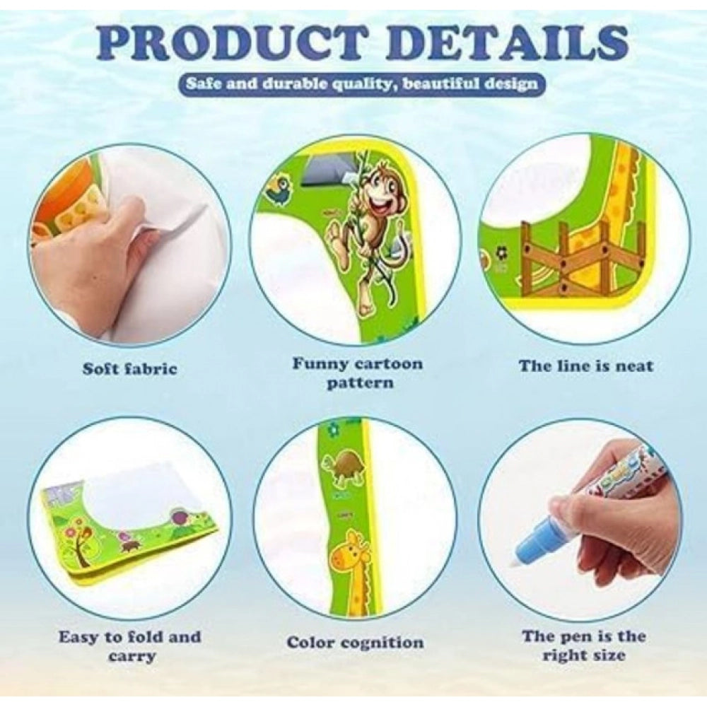 Kids Magic Water Drawing Mat - Multicolor