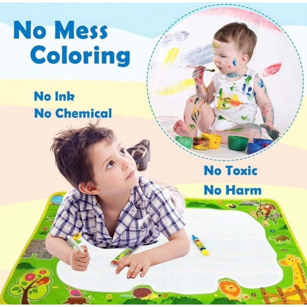 Kids Magic Water Drawing Mat - Multicolor