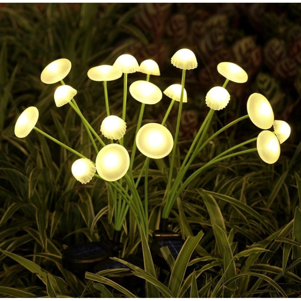 Solar Mushroom Light - Green