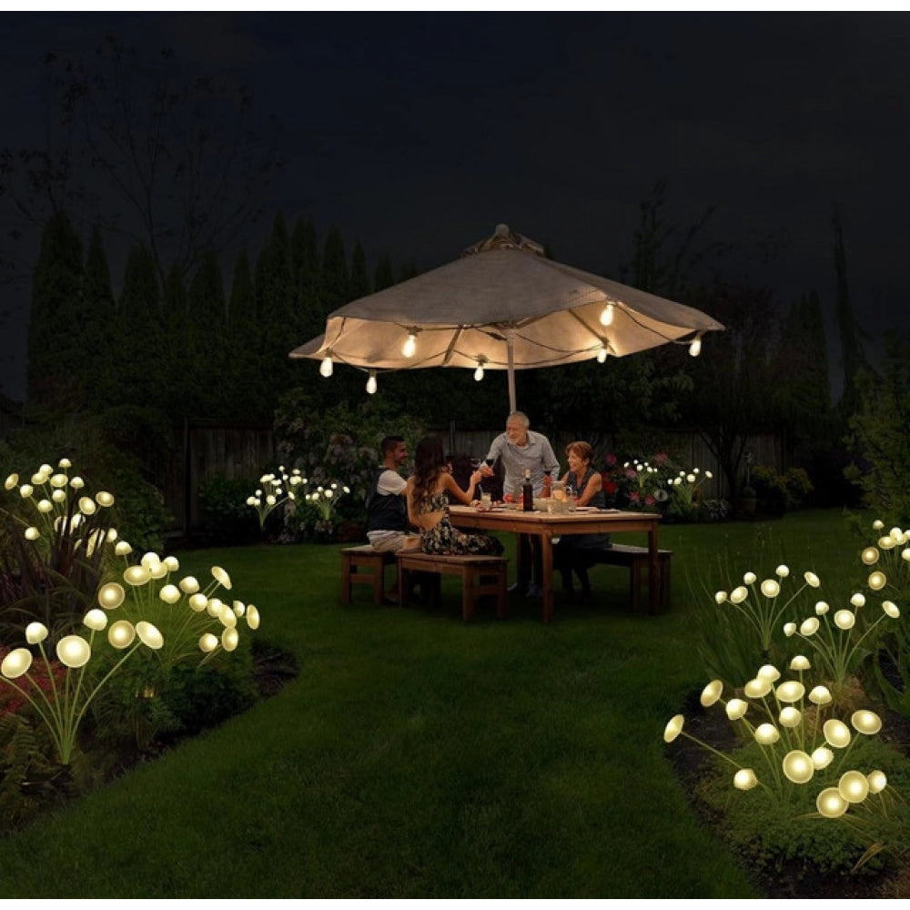 Solar Mushroom Light - Green