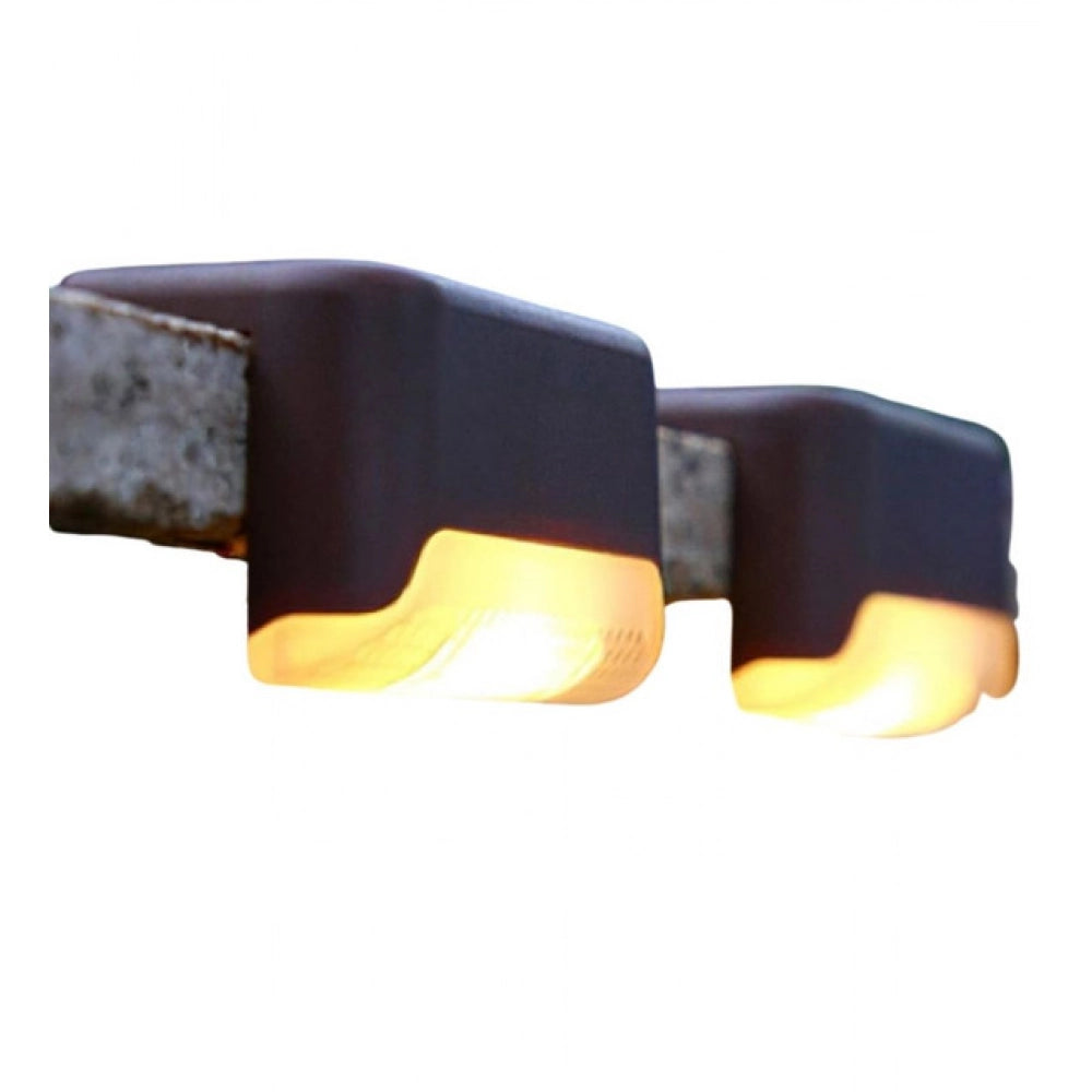 Stair Deck Solar Light - Pack of 3, Black
