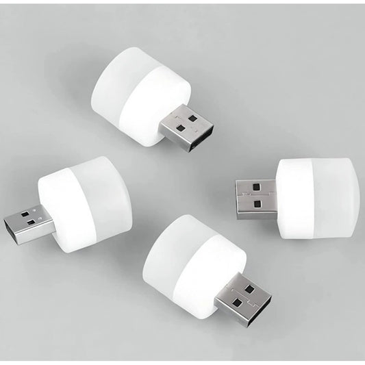 Portable Home USB Night Lights - Pack of 10, White