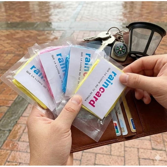 Rain Card - Pack of 10, Multicolor
