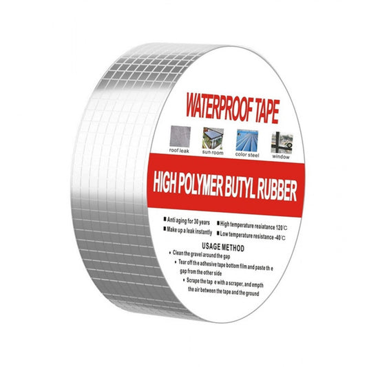 Aluminium Waterproof Foil Tape 2 Inch - Pack of 2, Silver