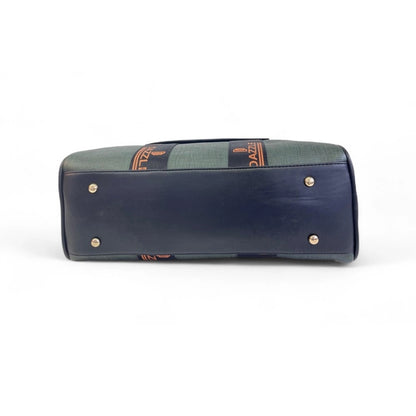 Women's Polyurethane Textured Duffle Bag with Adjustable &amp; Removable Strap (Dark Green)