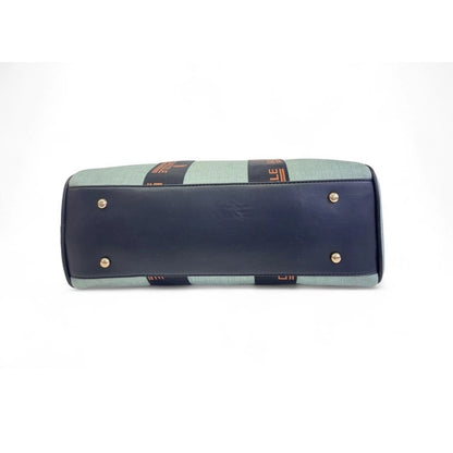 Women's Polyurethane Textured Duffle Bag with Adjustable &amp; Removable Strap (Green)